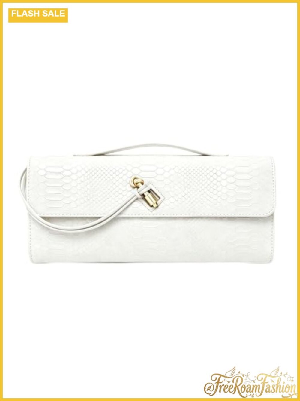 Vegan Leather Woven Clutch Snake Print Crossbody Evening Bag